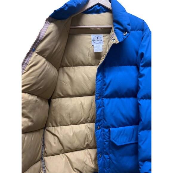 Black Bear Vintage 70's Royal Blue Down Filled Puffer Ski Jacket - Picture 8 of 8